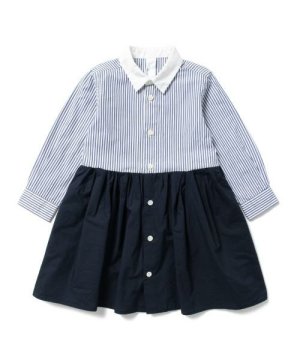 画像2: 【SALE!!30%OFF!!】 ARCH&LINE(アーチ＆ライン) 切替シャツワンピース 115cm