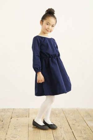 画像1: 【SALE!!30%OFF!!】 ARCH&LINE(アーチ＆ライン) スイムクロスギャザーワンピース 105/125/135cm