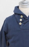 画像1: 4歳<br>【SALE!!30％オフ!!】<br>American Outfitters(アメリカンアウトフィッターズ)<br>SJAWL ボーイズバイカラースウェット(ネイビー) (1)