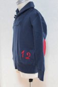 画像4: 4歳<br>【SALE!!30％オフ!!】<br>American Outfitters(アメリカンアウトフィッターズ)<br>SJAWL ボーイズバイカラースウェット(ネイビー) (4)