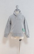 画像2: 4歳6歳<br>【SALE!!30％オフ!!】<br>American Outfitters(アメリカンアウトフィッターズ)<br>SJAWL ボーイズバイカラースウェット(グレー) (2)