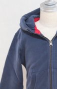 画像1: 4歳104cm<br>【SALE!!30％オフ!!】<br>American Outfitters(アメリカンアウトフィッターズ)<br>子供用HOODIE FULL ZIP PLAIN ジップアップパーカー(ネイビー) (1)