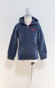 画像2: 4歳104cm<br>【SALE!!30％オフ!!】<br>American Outfitters(アメリカンアウトフィッターズ)<br>子供用HOODIE FULL ZIP PLAIN ジップアップパーカー(ネイビー) (2)