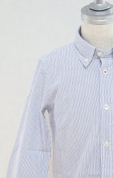 2歳4歳 【SALE!!30％オフ!!】 American Outfitters(アメリカンアウトフィッターズ) ボタンダウンシャツ(ブルーストライプ)