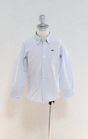 画像2: 2歳4歳 【SALE!!30％オフ!!】 American Outfitters(アメリカンアウトフィッターズ) ボタンダウンシャツ(ブルーストライプ)