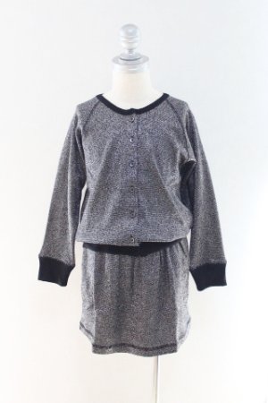 画像4: 【SALE!!30％OFF!!】 Eva&Oli(エヴァ＆オリ) SELMAカーディガン(シャイニーブラック)6歳115cm