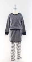 画像3: 【SALE!!30％OFF!!】<br>Eva&Oli(エヴァ＆オリ)<br>SELMAカーディガン(シャイニーブラック)6歳115cm (3)