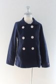 画像2: 【SALE!!30％オフ!!】<br>Hatley(ハットレイ)ジャージネイビーピーコート2歳89cm (2)