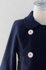 【SALE!!30％オフ!!】 Hatley(ハットレイ)ジャージネイビーピーコート2歳89cm