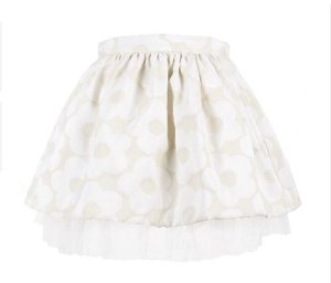 画像1: 【SALE!!30％オフ!!】Hucklebones(ハックルボーンズ) Buttercup Gathered Skirt バターカップギャザースカート(ベージュ) 2歳92cm