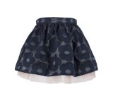 【SALE!!30％オフ!!】Hucklebones(ハックルボーンズ) Buttercup Gathered Skirt バターカップギャザースカート(ネイビー) 2歳92cm