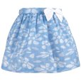 画像1: 【SALE!!30％オフ!!】Hucklebones(ハックルボーンズ)<br>Glitter Petal Skirtグリッターペタルスカート(ジェリービーンブルー)<br>2歳92cm (1)