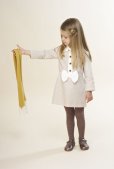 画像5: 【SALE!!】Hucklebones(ハックルボーンズ)<br>Ditsy Print Short Dress　プリントショートリボンドレス<br>2歳92cm (5)