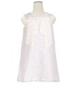 画像2: 【SALE!!】Hucklebones(ハックルボーンズ)<br>Lace Origami Bow Dress　ホワイトレースドレス<br>3歳98cm (2)