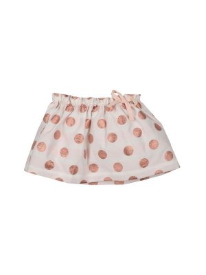 画像1: 【SALE!!30％オフ!!】Hucklebones(ハックルボーンズ) Party Polka Gathered Skirt 水玉ギャザースカート 12ヶ月80cm