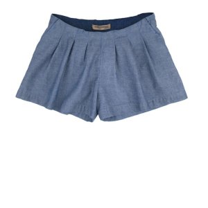 画像1: Hucklebones(ハックルボーンズ) Reverse Chambray Culottes(キュロット) 8歳128cm