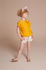 【SALE!!30％オフ!!】Hucklebones(ハックルボーンズ) Flower Jacquard Tailored Shorts(ジャガード織ショートパンツ) 8歳128cm