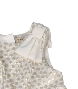 画像4: 【OUTLET!!アウトレット】Hucklebones(ハックルボーンズ) 発表会に最適!!Ivory Dots Dressドット箔ドレス 4歳104cm