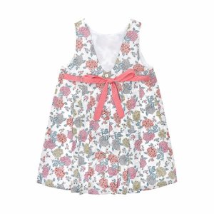 画像2: 【SALE!!30％OFF!!】 Je suis en CP!(ジュスィザンセーペー) Lucile Dressルシルドレス(リバティプリント ハイドレンジャ Cream Hydrangeas) 8歳122-128cm