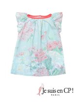 【SALE!!30％OFF!!】 Je suis en CP!(ジュスィザンセーペー) Ladybird Dressレディバードドレス(オリジナルプリント) 2歳4歳