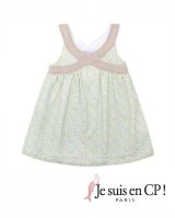 【SALE!!30％OFF!!】 Je suis en CP!(ジュスィザンセーペー) Strap Dressストラップドレス(レモンツリー) 2歳4歳