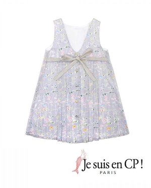 画像1: Je suis en CP!(ジュスィザンセーペー) Lucile Dressルシルドレス(リバティプリント スプリング・シルエット Spring Silhouette) 16歳160cm