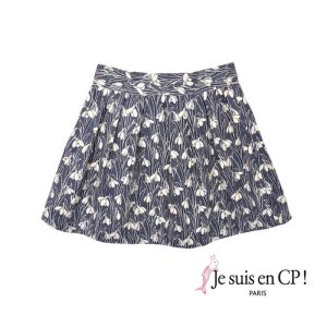 画像1: 【SALE!!30％OFF!!】 Je suis en CP!(ジュスィザンセーペー) Paris Skirtパリスカート(リバティプリント Hesketh ヘスケス) 4歳95-102cm