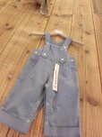 画像1: 12か月68-74cm<br>【SALE!!30％OFF!!】<br>Je suis en CP!(ジュスィザンセーペー)<br>Grand father dungareeボーイズオーバーオール(ブルーグレー) (1)