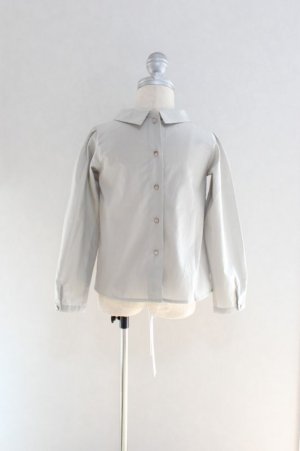 画像3: 【SALE!!30％OFF!!】 Je suis en CP!(ジュスィザンセーペー) JaneShirtパフスリーブ長袖シャツ(グレー) 18か月2歳4歳