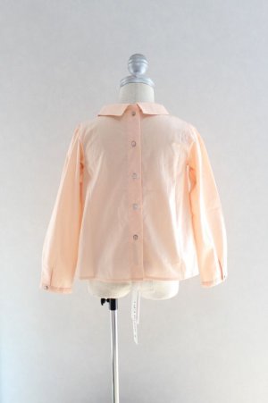 画像3: 【SALE!!30％OFF!!】 Je suis en CP!(ジュスィザンセーペー) JaneShirtパフスリーブ長袖シャツ(アプリコット) 2歳3歳4歳