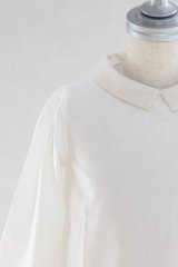 【SALE!!30％OFF!!】 Je suis en CP!(ジュスィザンセーペー) JaneShirtパフスリーブ長袖シャツ(ホワイト) 3歳4歳