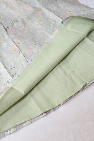 画像4: 【SALE!!30%OFF!!】 Je suis en CP!(ジュスィザンセーペー) Lucile Dressルシルドレス(リバティプリント スプリング・シルエット Spring Silhouette) 8歳122-128cm
