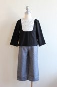 画像4: 6歳109-114cm<br>【SALE!!30％OFF!!】<br>Je suis en CP!(ジュスィザンセーペー)<br>Sailor pantsボーイズロングセーラーパンツ(ヘリンボーン) (4)