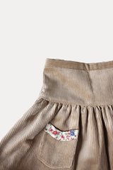 【SALE!!30％OFF!!】 Je suis en CP!(ジュスィザンセーペー) PocketSkirtポケットスカート(ハニーコーデュローイ) 12か月