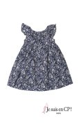 画像4: 【SALE!!30％OFF!!】<br>Je suis en CP!(ジュスィザンセーペー)<br>New Ladybird Dressレディバードドレス(リバティプリントSummer Blooms サマー・ブルームス)<br>2歳8歳 (4)