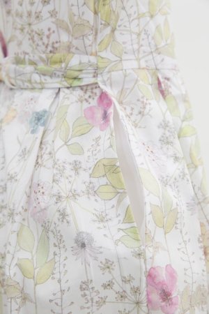 画像5: 【JiJiオリジナル】 リバティプリント ワイドカラー長袖ワンピース (Irmaイルマ) 2歳-8歳