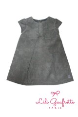 【SALE!!30％OFF!!】 LiLi gaufrette(リリゴーフレット) LACTE Dressコーデュロイワンピース2歳3歳4歳