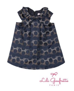 画像1: 【SALE!!30％OFF!!】 LiLi gaufrette(リリゴーフレット) LISEMAY Dressタフタドレス3歳4歳