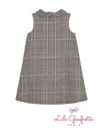 画像2: 【SALE!!30％OFF!!】<br>LiLi gaufrette(リリゴーフレット)<br>LIVANA DressツイードAラインワンピース2歳4歳 (2)