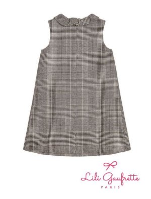 画像2: 【SALE!!30％OFF!!】 LiLi gaufrette(リリゴーフレット) LIVANA DressツイードAラインワンピース2歳4歳