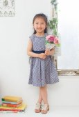 画像1: Malvi&Co.(マルヴィ)<br>クローバープリントドレス<br>4歳6歳 (1)