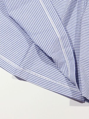 画像5: Malvi&Co.(マルヴィ) サッカー素材半袖スモッキングワンピース（ブルー） 6歳116cm