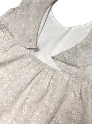 画像5: Olivier(オリビエ) AMBERLILY アンバーリリー サマードレス （リバティプリント Capel Grey カペル・グレー） 7歳/8歳