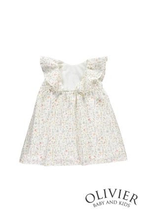 画像3: Olivier(オリビエ) AMBERLILY アンバーリリー サマードレス (リバティプリント Theo Pale Pink Linen セオペールピンク) 4歳/5歳