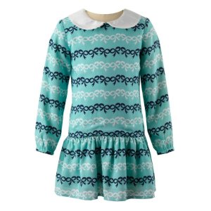 画像2: Rachel Riley(レイチェル・ライリー）Bow Stripe Peter Pan Collar Dressリボンストライプワンピース 3歳4歳6歳