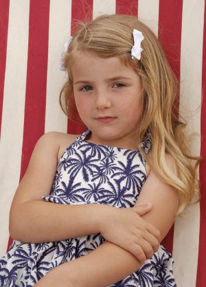 画像3: Rachel Riley(レイチェル・ライリー）Palm Halter SunDressワンピース(パームサンドレス) 4歳6歳