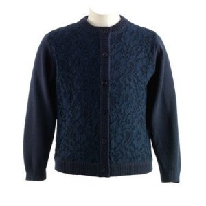 画像1: Rachel Riley(レイチェル・ライリー）Lace Cardigan レースカーディガン8歳126cm