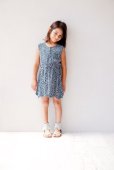 画像2: 【SALE!!30％オフ!!】<br>SUDO(スドー)<br>SUMMER SYMPHONY DRESS　サマーシンフォニードレス mood indigo 2歳4歳 (2)