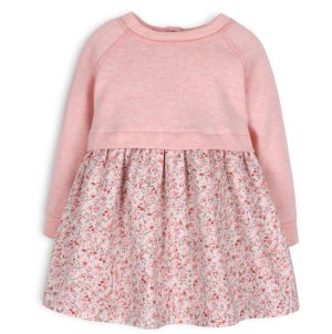 画像2: TroiZenfantS(トロワザンファン) FLORA dress フローラル切替ワンピース（ピンク）2歳86cm