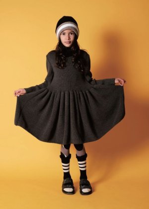 画像3: 【SALE!!30％オフ!!】 WOLF&RITA(ウルフ＆リタ) HELENA-ニットワンピース-(Greyグレー)4歳104cm